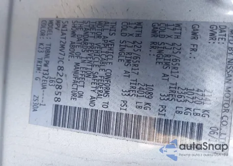 2018 Nissan Rogue S from USA, damaged, VIN 5N1AT2MV7JC820858